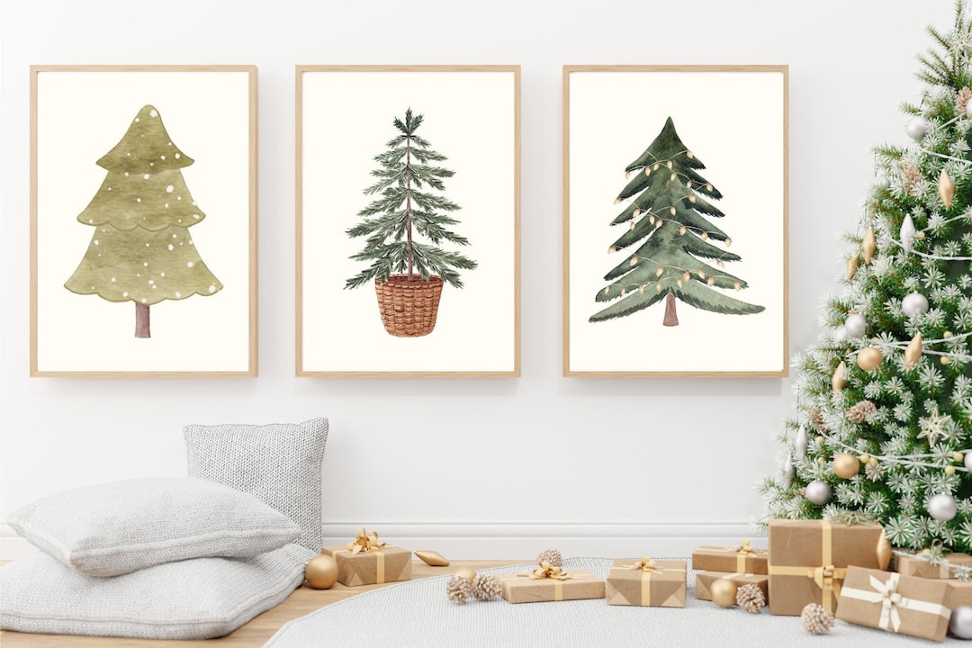 Christmas Printables | Christmas Tree | Holiday Artwork | Printable ...