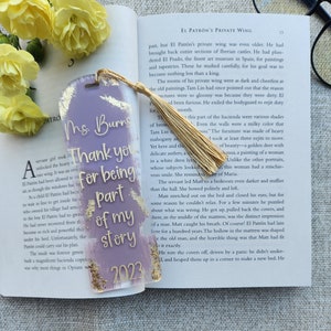 Personalized Teacher Bookmark, Teacher gift, Acrylic Bookmark, Appreciation week Gift, Gift for Teacher, Teacher Name Bookmark, Gift