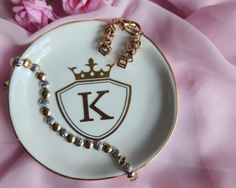 Custom Ring Dish, Monogram Jewelry Dish, Monogram Ring Dish, Wedding Ring Holder, Personalized Ring Dish, Wedding Gift, Engagement Gift