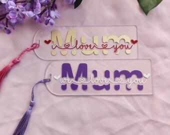 Bookmark for Mom, Mothers Day Gift, Acrylic Bookmark, Bookmark for Mother, Mothers Day Bookmark, Bookmark with Saying for Mother, New Mom
