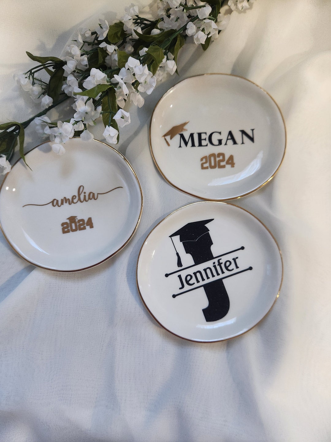 Personalized Graduation Jewelry Gift, Custom Jewelry Dish, Class of ...