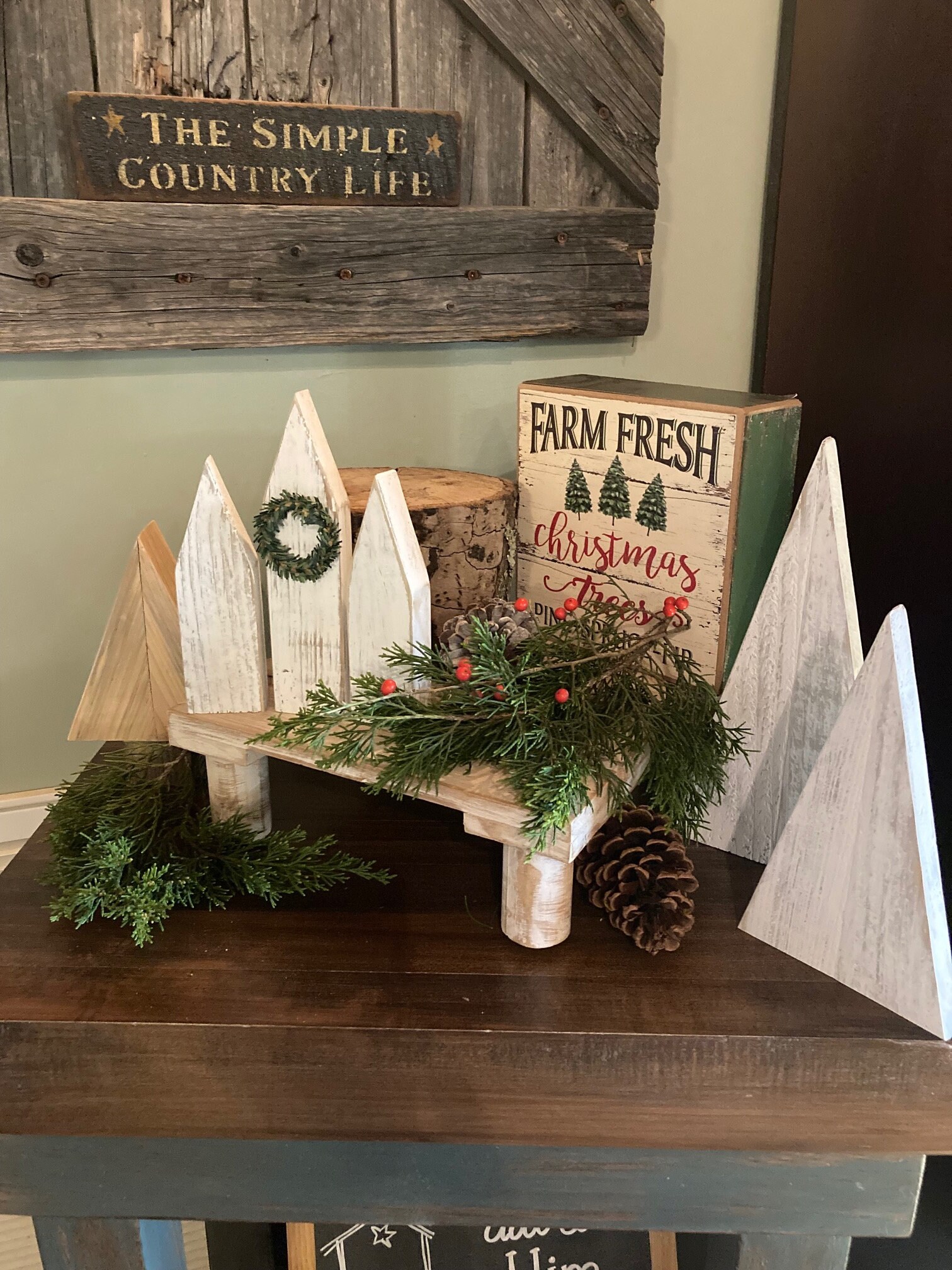 3 Pc. Set of Farmhouse Tray Decor - Etsy