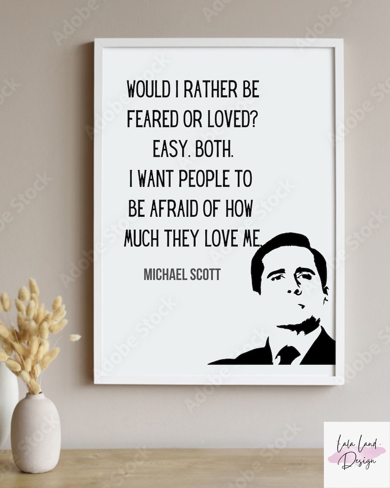 Michael Scott Quote, the Office TV Show, Printable Wall Art Instant ...