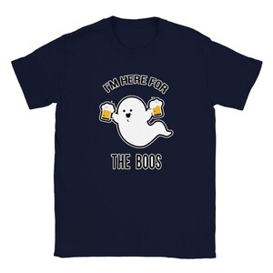 Here for the Boos - Unisex Cotton T-Shirt