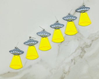 UFO earrings
