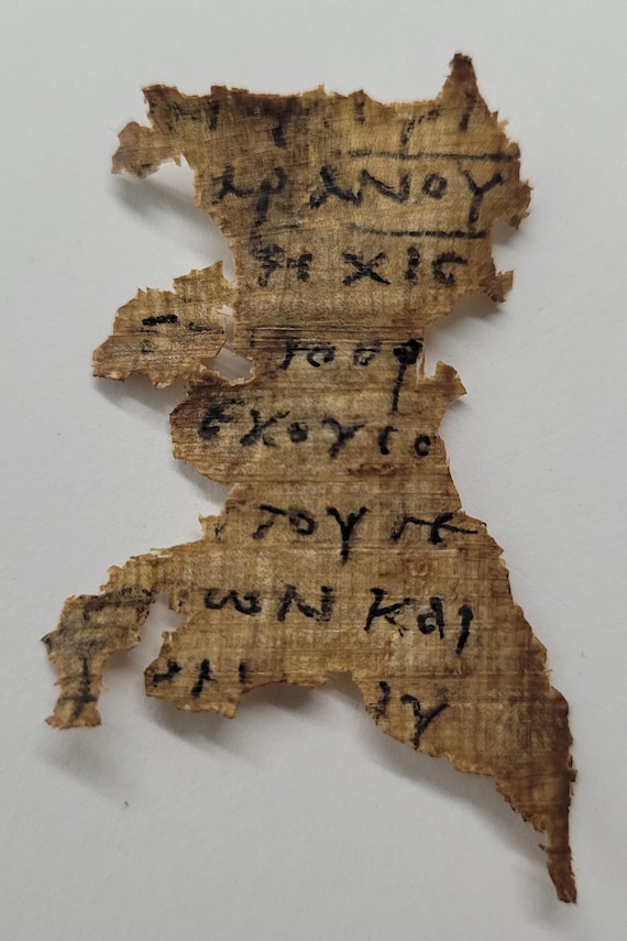 P. Oxy. 4499 Fragment From P115 - Revelation 13:18 Papyrus