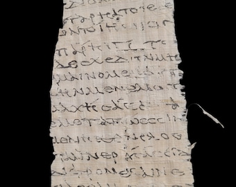 Iliad (book 5, lines 824-841) Fragment Replica on Egyptian Papyrus
