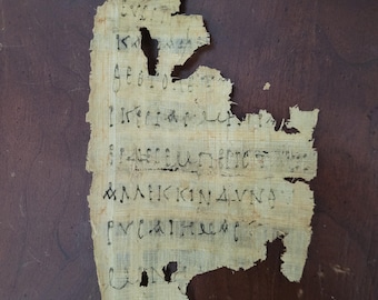 P470 Replica on Egyptian Papyrus (First Marian Prayer)