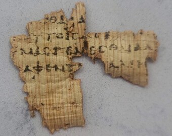 P137 Replica on Egyptian Papyrus (Mark 1:7-9; 16-18)