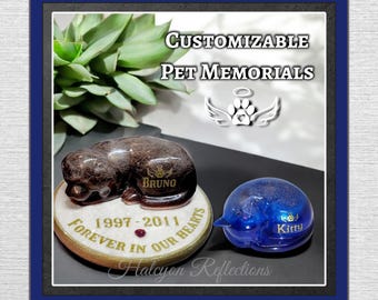 Custom Pet Memorial Statue-Ash Fur Keepsake-Dog Cat Loss Gift-Pet Grief Gift