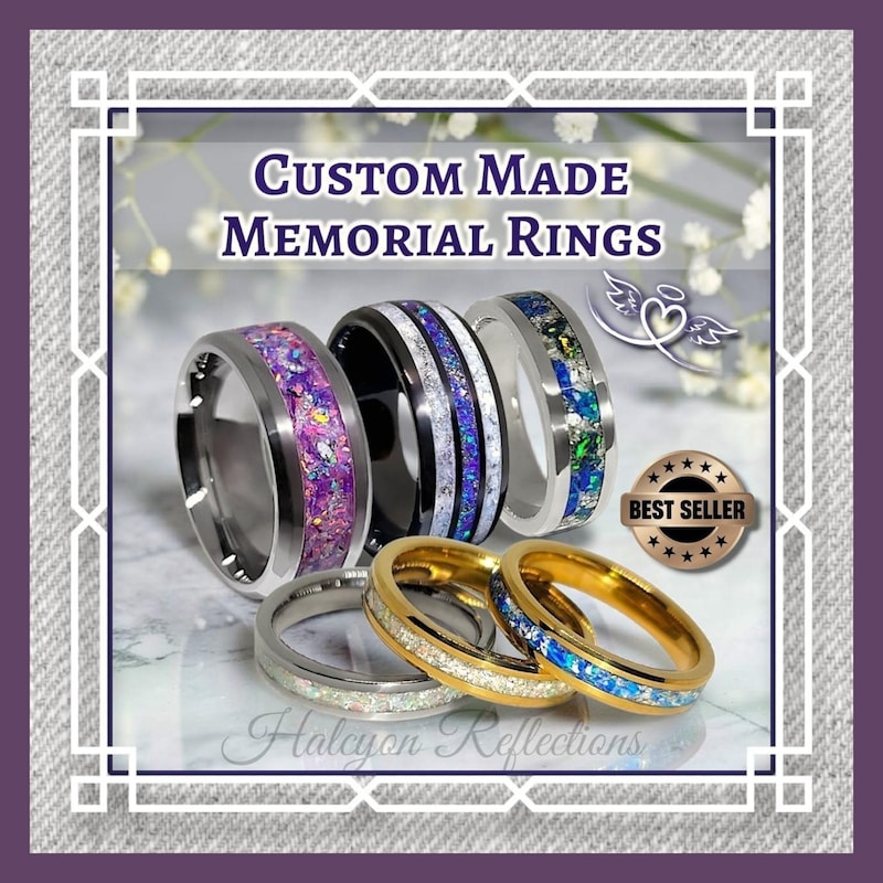 Memorial Rings - Etsy