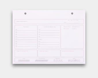 Bloc de notas BeMo Balance / Planificación consciente