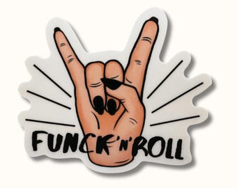 FUNCK 'n' Roll / Rockea con esta pegatina de BeMo
