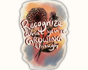 Reconoce lo que estás creciendo / Pegatina BeMo