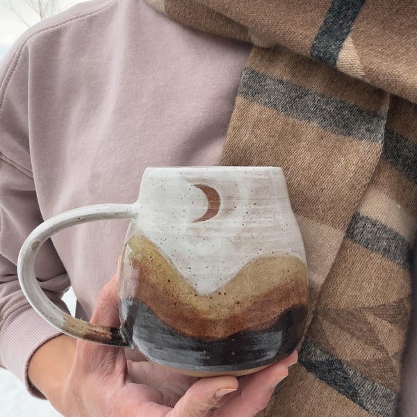 Mountain mug, browns