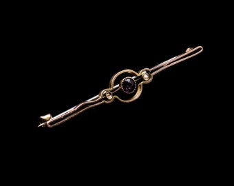 Early 20th century 9ct rose gold brooch