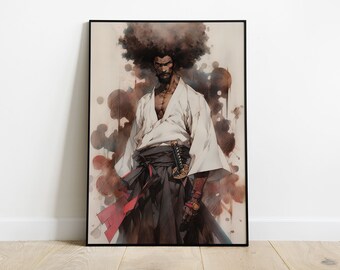 Afro from Afro Samurai Art Print anime