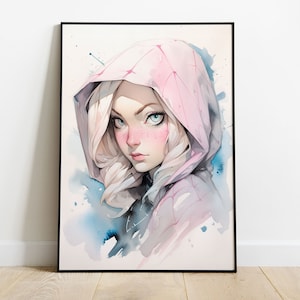 Spider Gwen Art Print anime