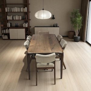 Esstisch Massivholz Moderne Rustikale Küche Esszimmer Möbel Sitzmöbel Familientreffen