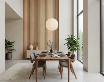 Modern Walnut Dining Table: Handcrafted Rustic Wood Kitchen Table
