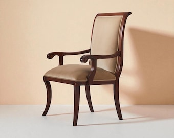 Handmade Wooden Chair – Elegant Turkish Craftsmanship, Durable and Timeless Design for Your Home