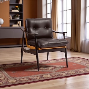 Solid Wood Bergère – Natural Wood Frame with Customizable Upholstery Options