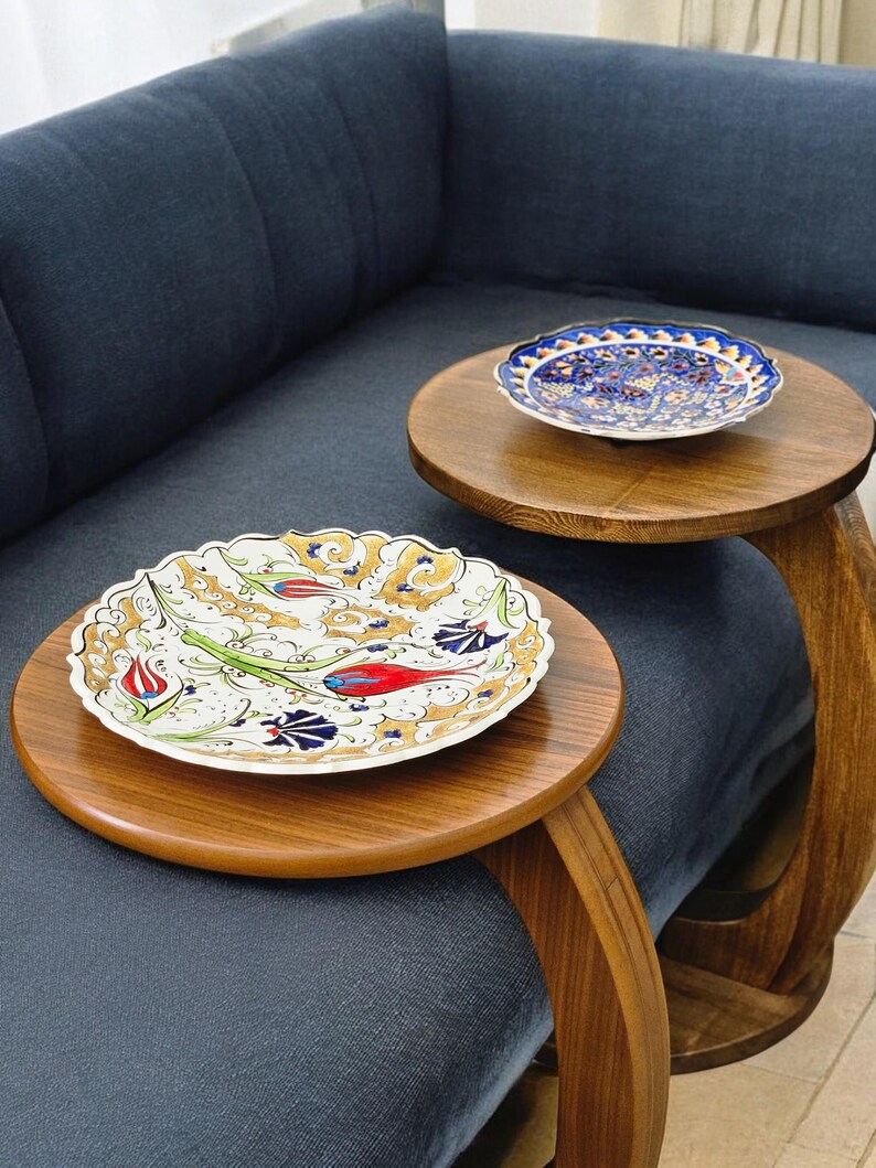 Round Side Table, C Shaped Round Coffee Table, Wide C Coffee Table ...