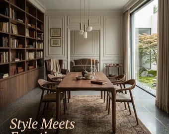 Massief notenhouten eettafel moderne handgemaakte keuken ontbijtmeubels