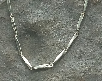 Silver Plated Stainless Steel Melon Seed 24" Chain