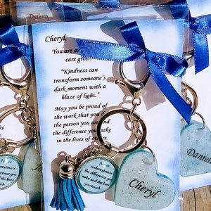 Customizable Heart Keychain: Personalized Charm & Tassel - Etsy