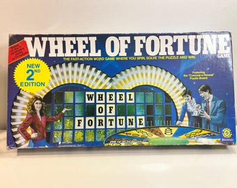 1985 Wheel of Fortune Game Set