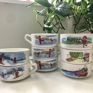 Campbell soup bowls mugs - Etsy 日本