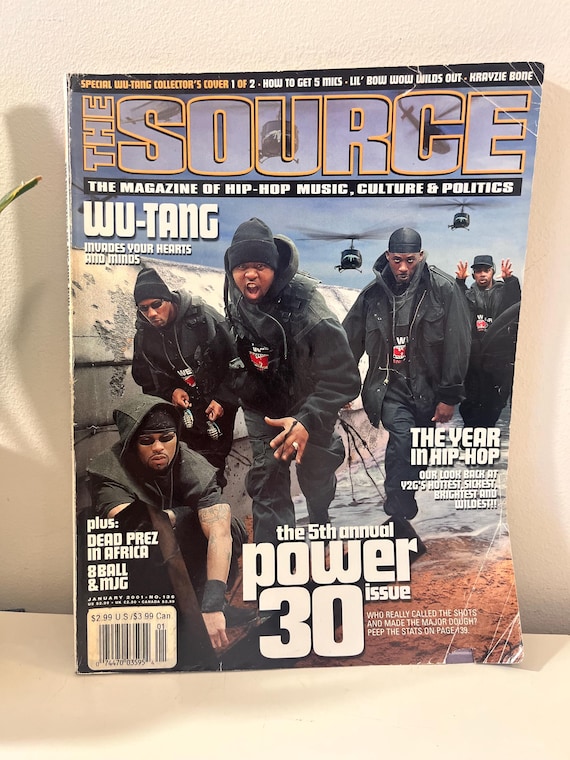 The Source Magazine Jan 2001: Wu-tang, Hip-hop Power 30 - Etsy