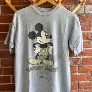 Vintage Disney Gray Mickey Mouse Tee