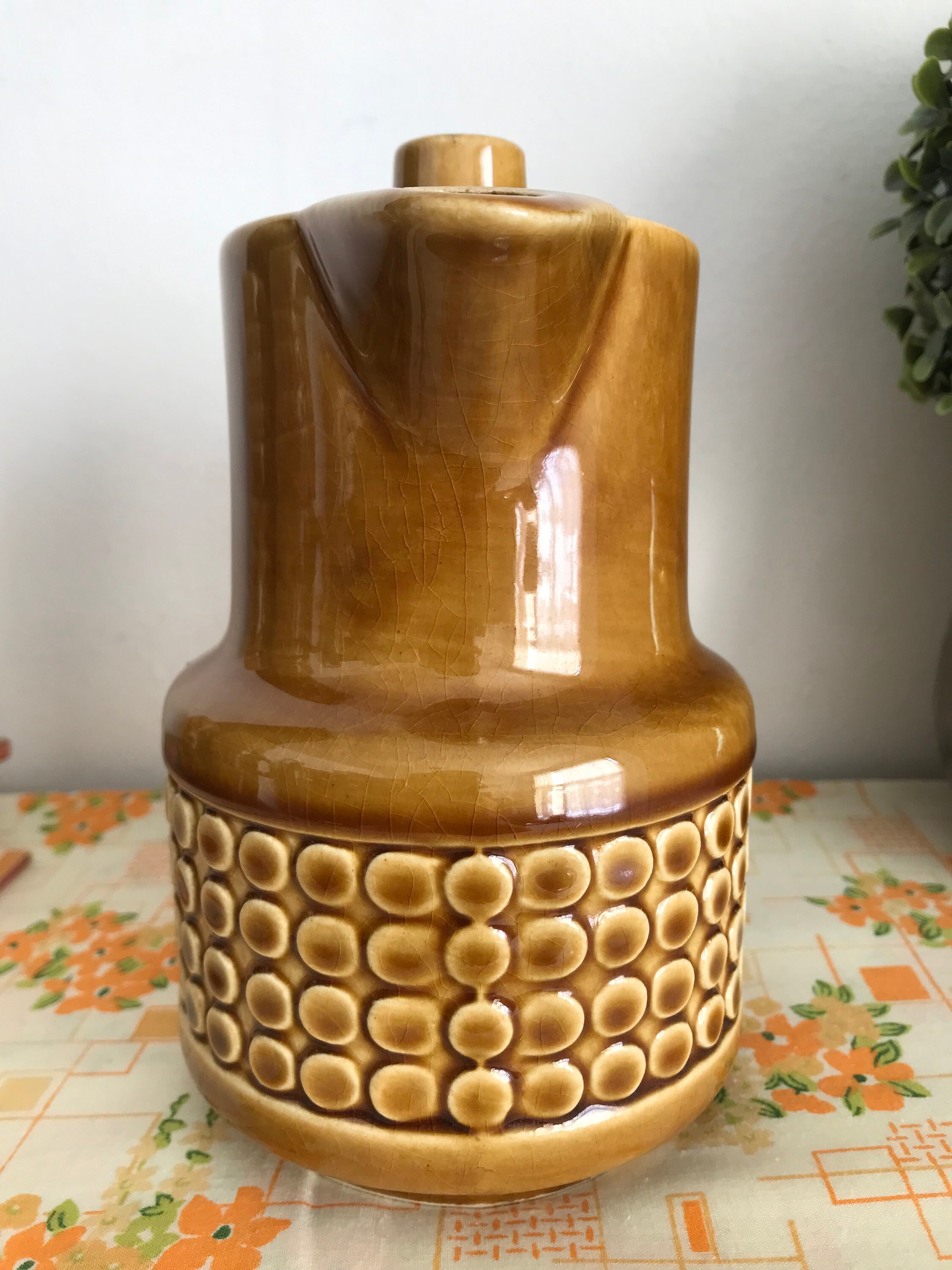 1960s Vintage Brown Ceramic Teapot Set by Ernesto Imports Etsy