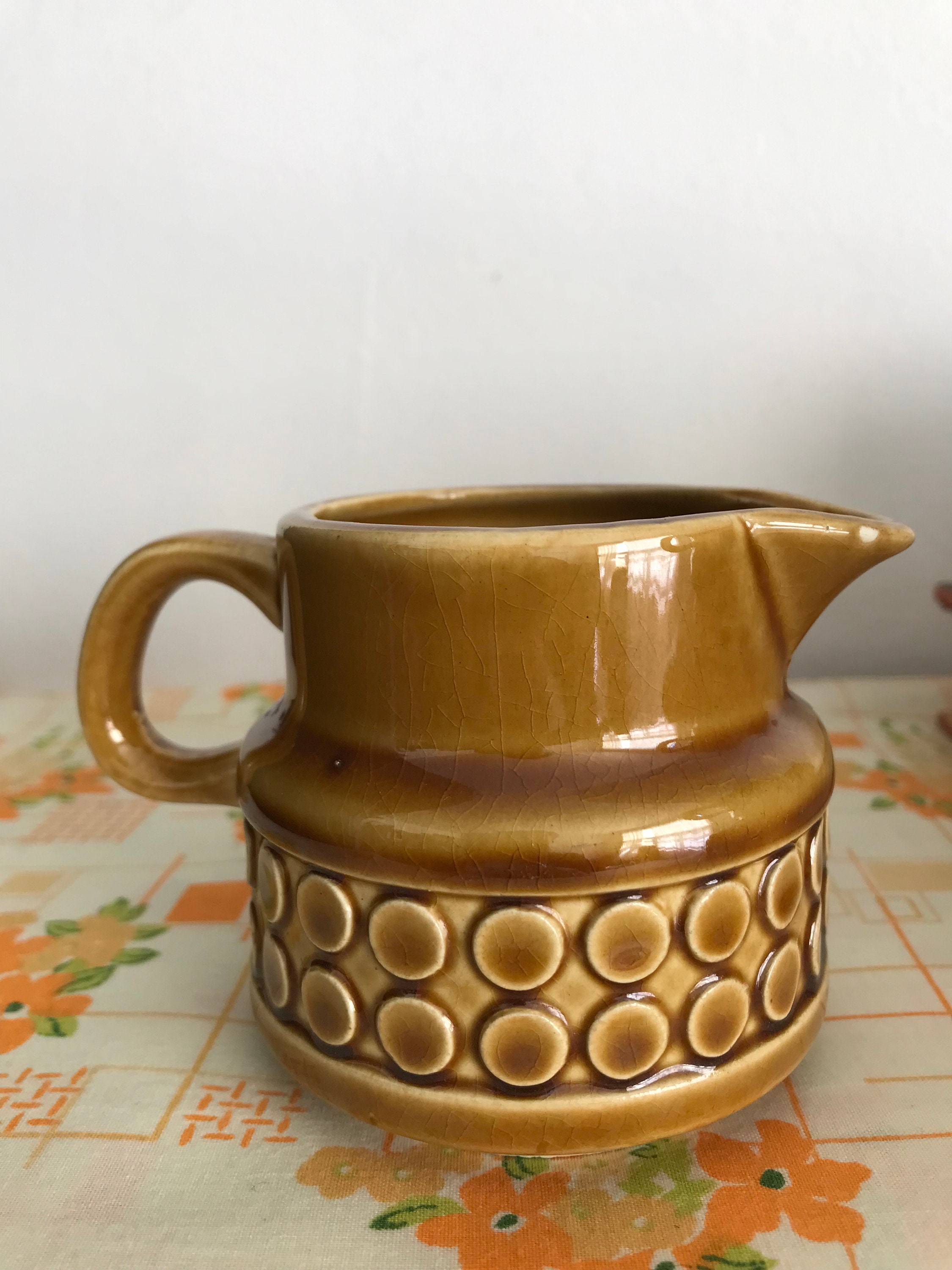 1960s Vintage Brown Ceramic Teapot Set by Ernesto Imports Etsy