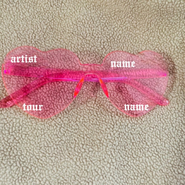 Custom Sunglasses For Concert