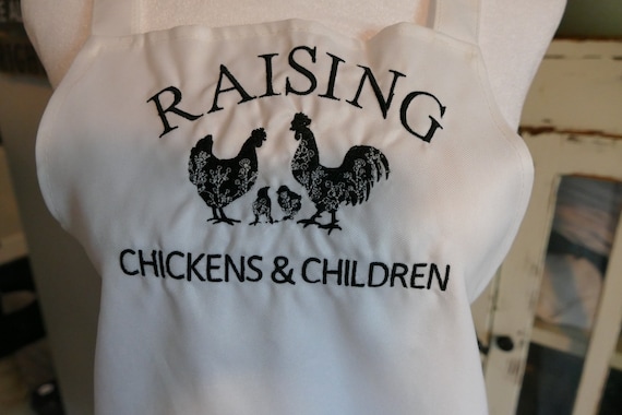 Raising Chickens and Children - Embroidery Design, Machine Embroidery Design file, Pes, Dst, Jef, Vp3, Hus, Instant Download