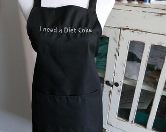 I need a Diet Coke Embroidered Apron