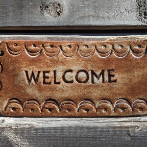 WELCOME wall hanging