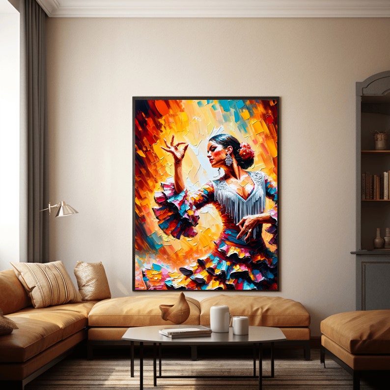 Flamenco Flare | Dance-Art Framed Poster #53 (17.5