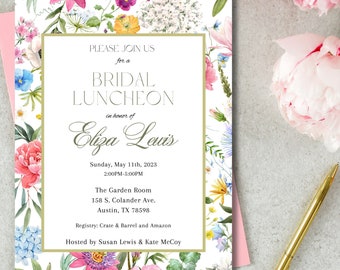 Floral Bridal Shower Invite
