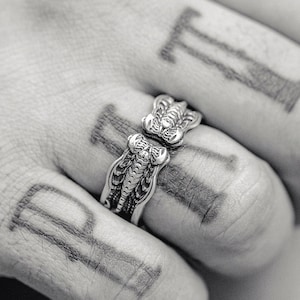 Scorpion Handmade Sterling Silver Men Ring, Scorpio Zodiac Sign Ring, Scorpion Animal Ring, Scorpio Astrology Ring, Scorpion Silver Jewelry