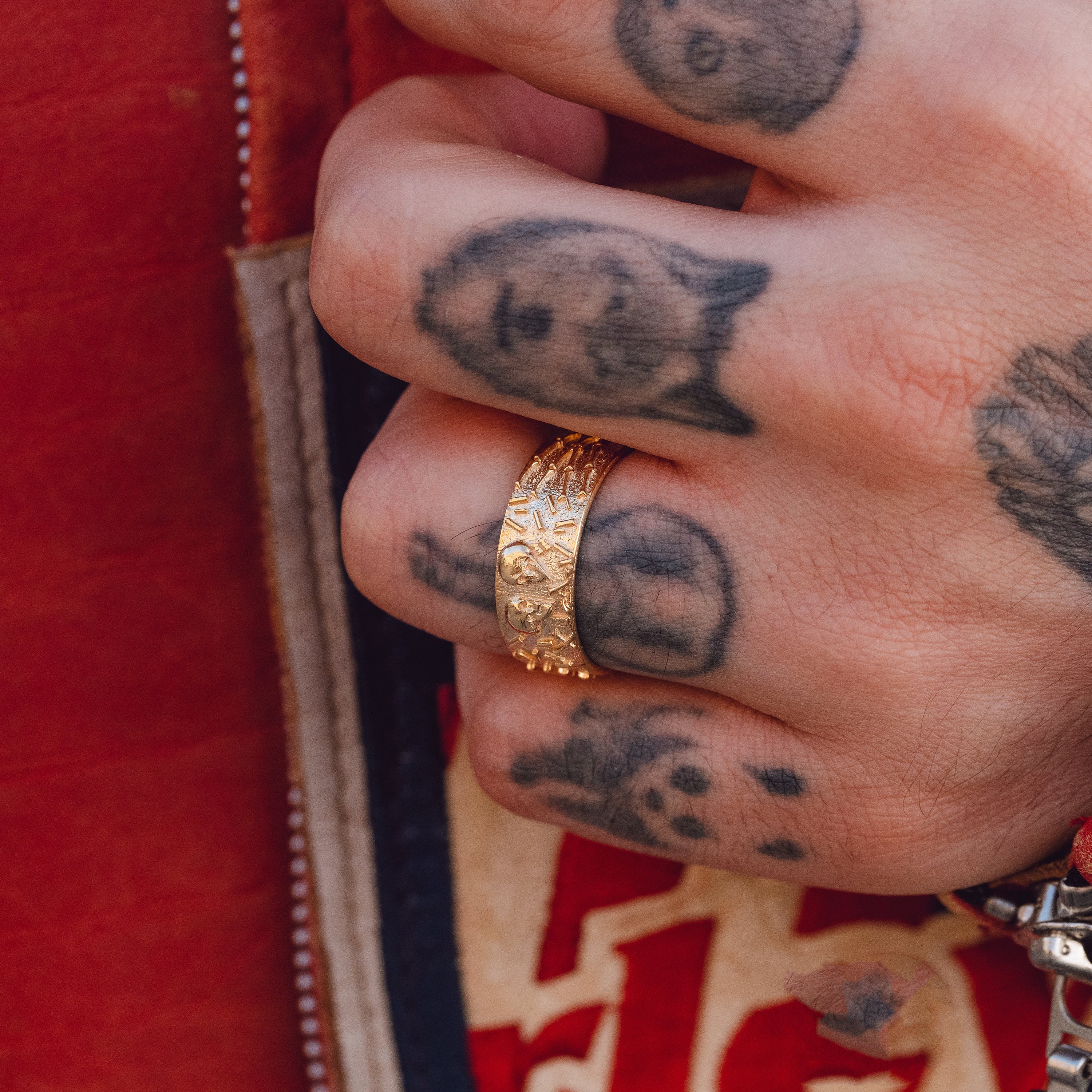 Gold Skeleton Lovers Band Ring 14k Skull Band Solid Gold Skeleton Kissing Wedding Band 14k Gold Skeleton Ring 18k Solid Gold Rings For Man
