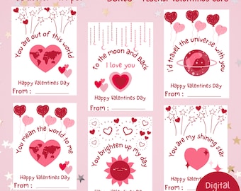 Printable Valentines Day Gift Tags/cards for Valentines