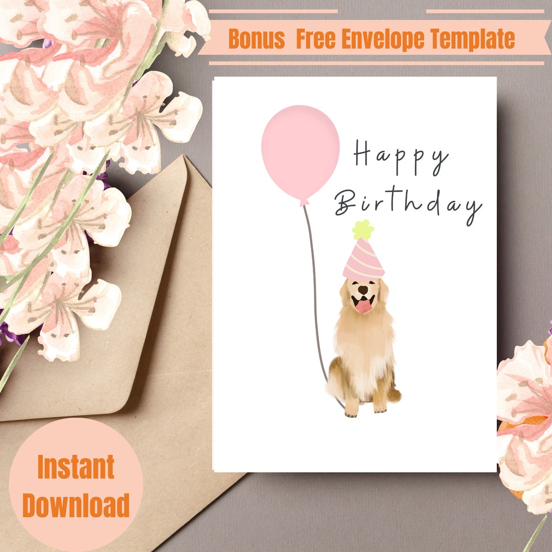 Printable Dog Birthday Card Printable - Il 1080xN.5119208045 8ymb