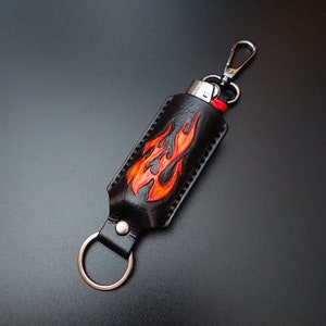 Lighter holder for motorcyclists. Biker style.