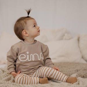 Sweatshirt / Sweater Birthday / first birthday / second birthday / third birthday / personalized / Sweater Number / Cord