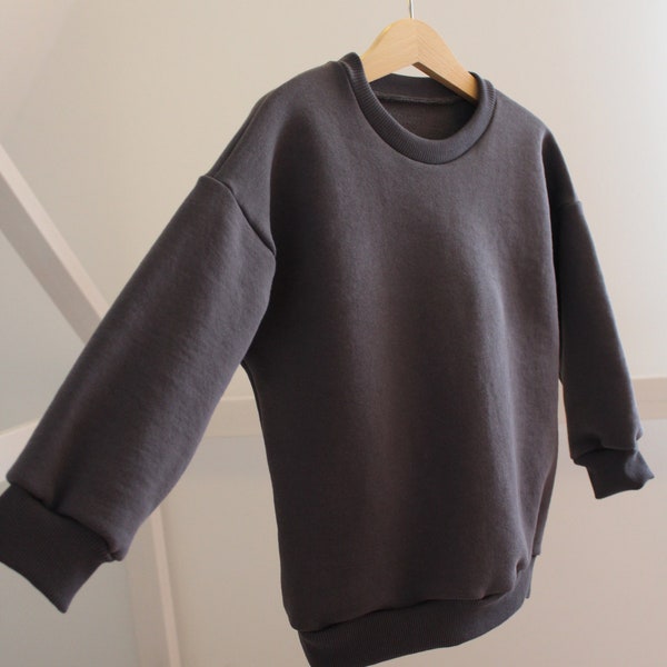 Oversize-Sweater Premium-Qualität / Schweres Sweatshirt / Herbstjacke
