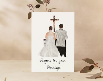 Catholic Wedding Card with St. Gianna Quote (PDF Printable)